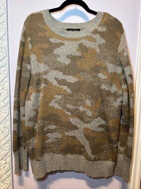Banana Republic Camo Knit Sweater | Neutral Tones | Women’s
